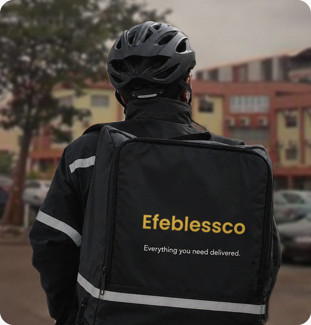 EFEBLESSCO delivery rider